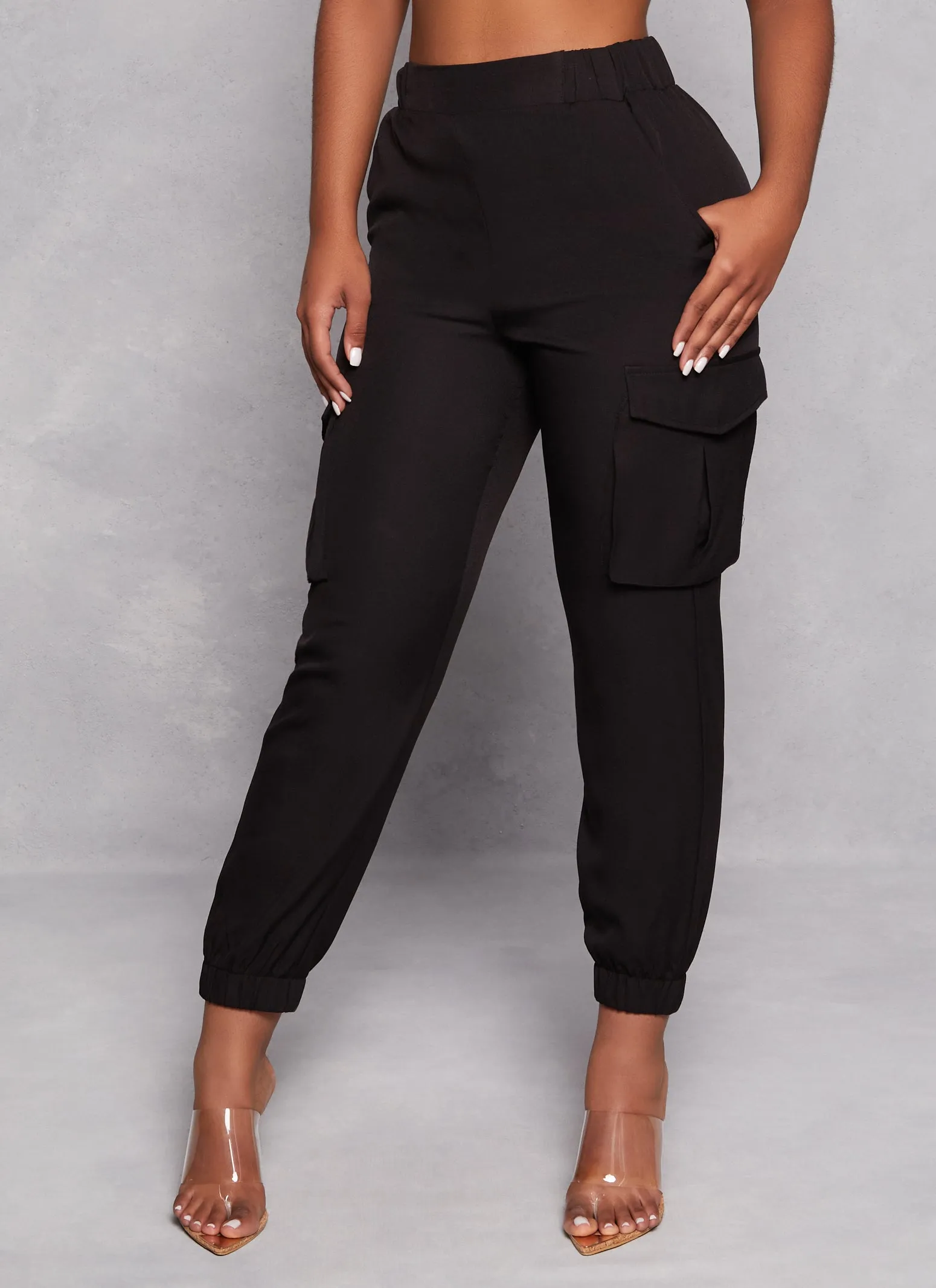 Pull On Cargo High Waist Joggers sold by Rainbow product image thumbnail 2