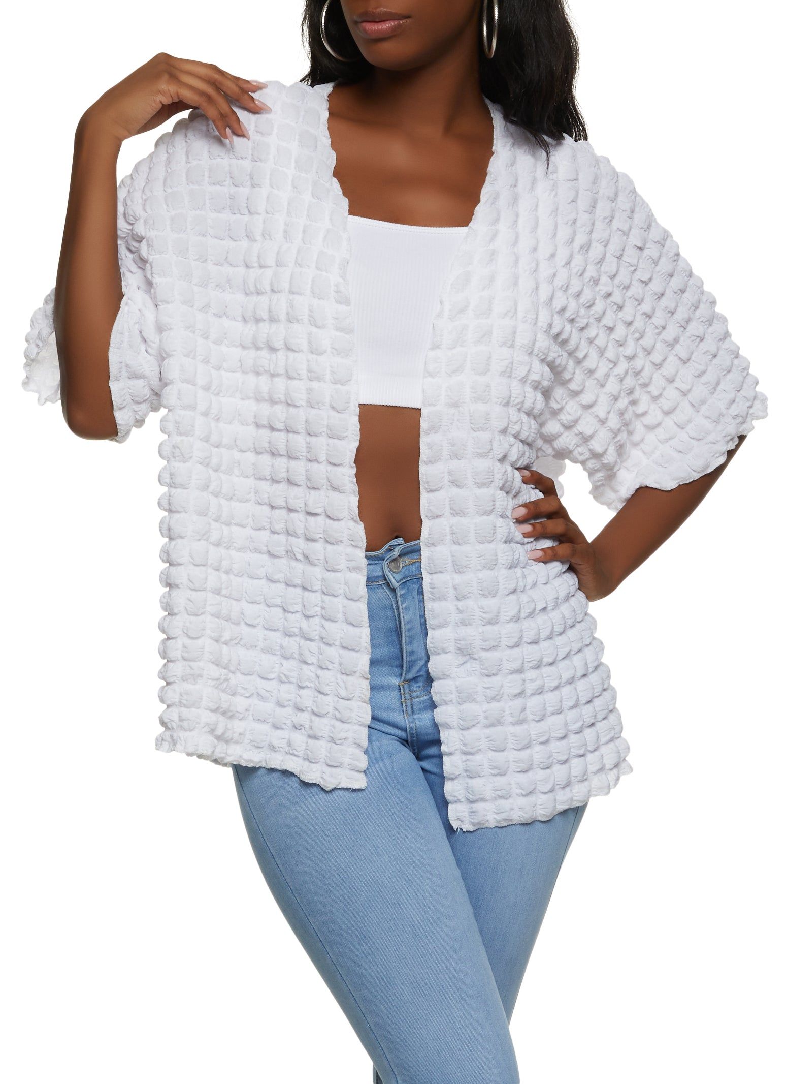 Bubble Knit Cardigan sold by Rainbow