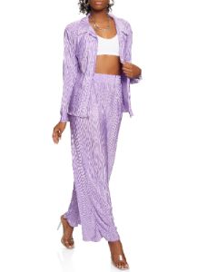 Solid Plisse Button Front Shirt sold by Rainbow