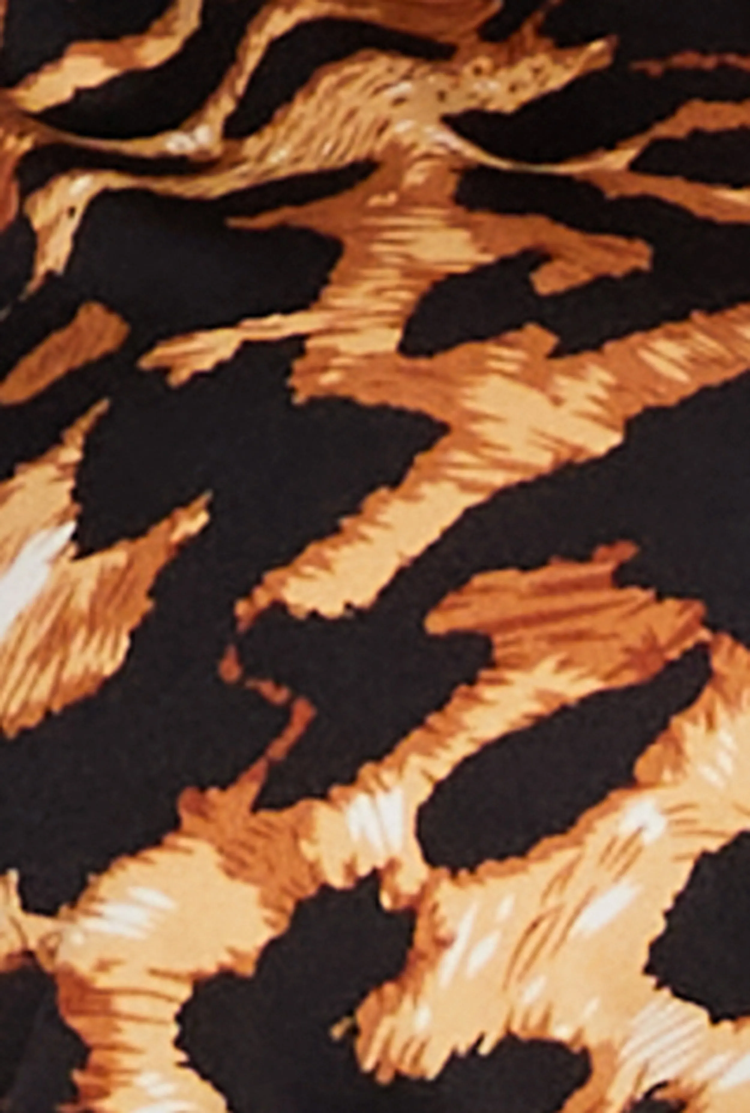 Leopard Print Smocked Hem Crop Top sold by Rainbow product image thumbnail 4