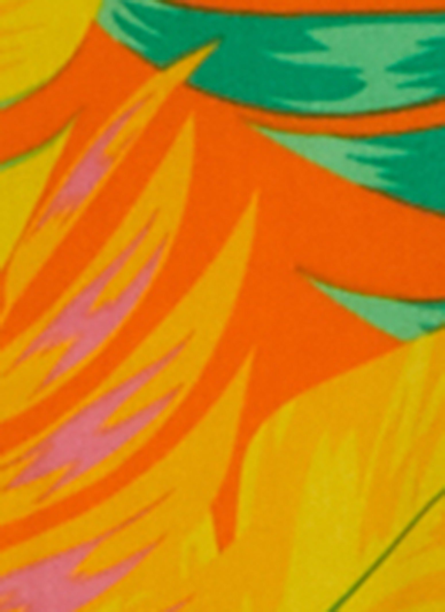 Smocked Waist Tropical Print Wide Leg Pants sold by Rainbow product image thumbnail 3