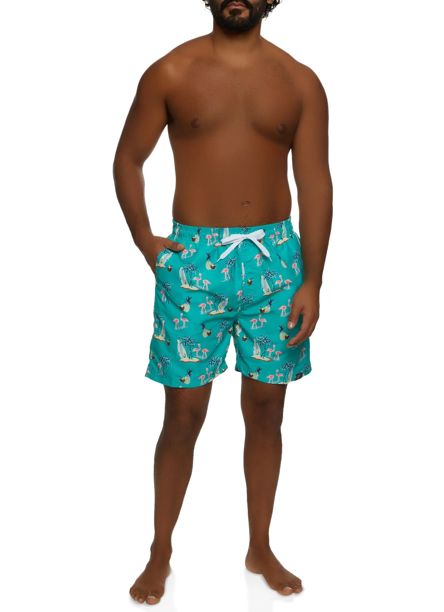 Mens Printed Swim Trunks sold by Rainbow product image thumbnail 2