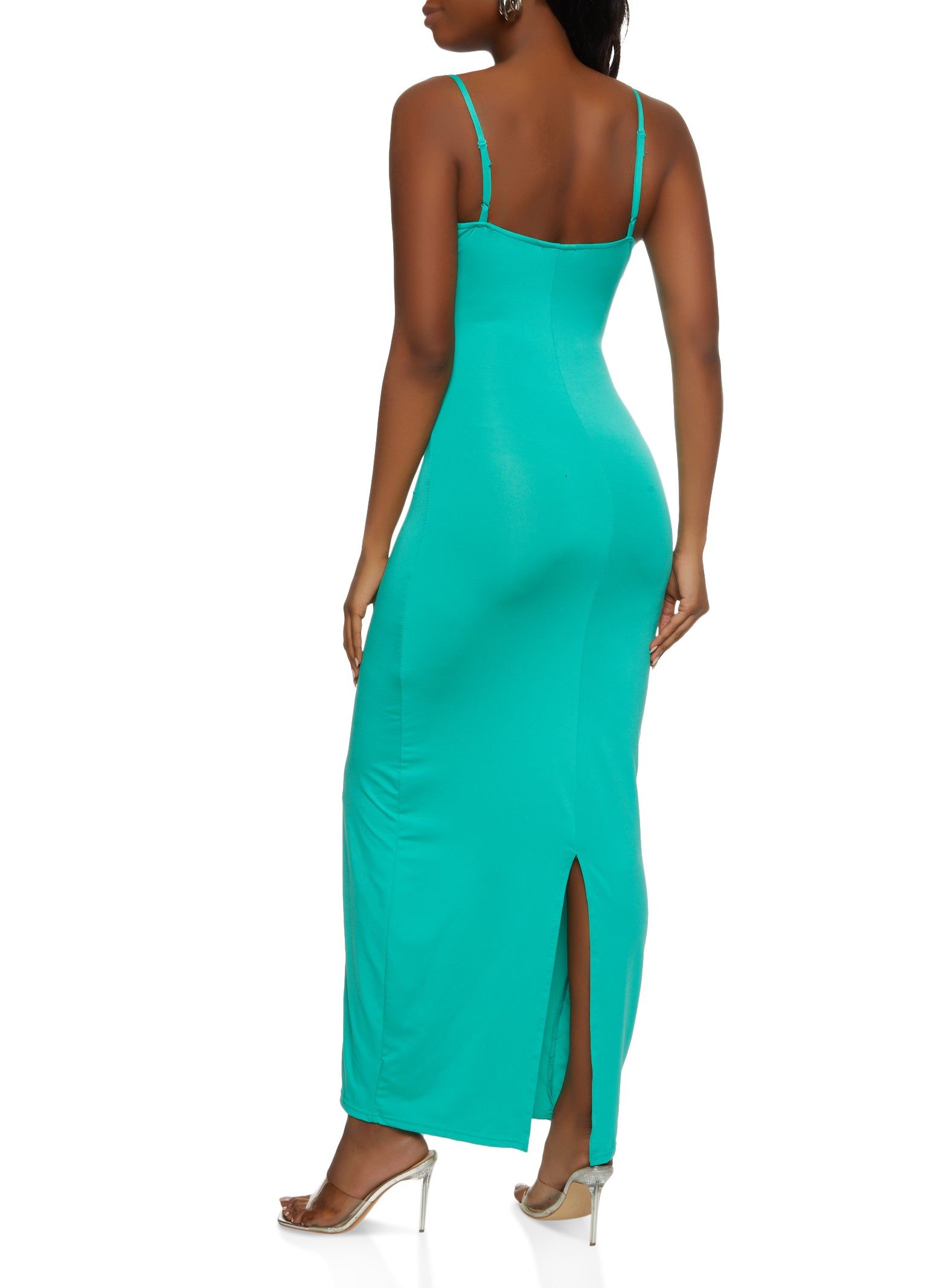 Twist Front Cutout Maxi Dress sold by Rainbow product image thumbnail 3