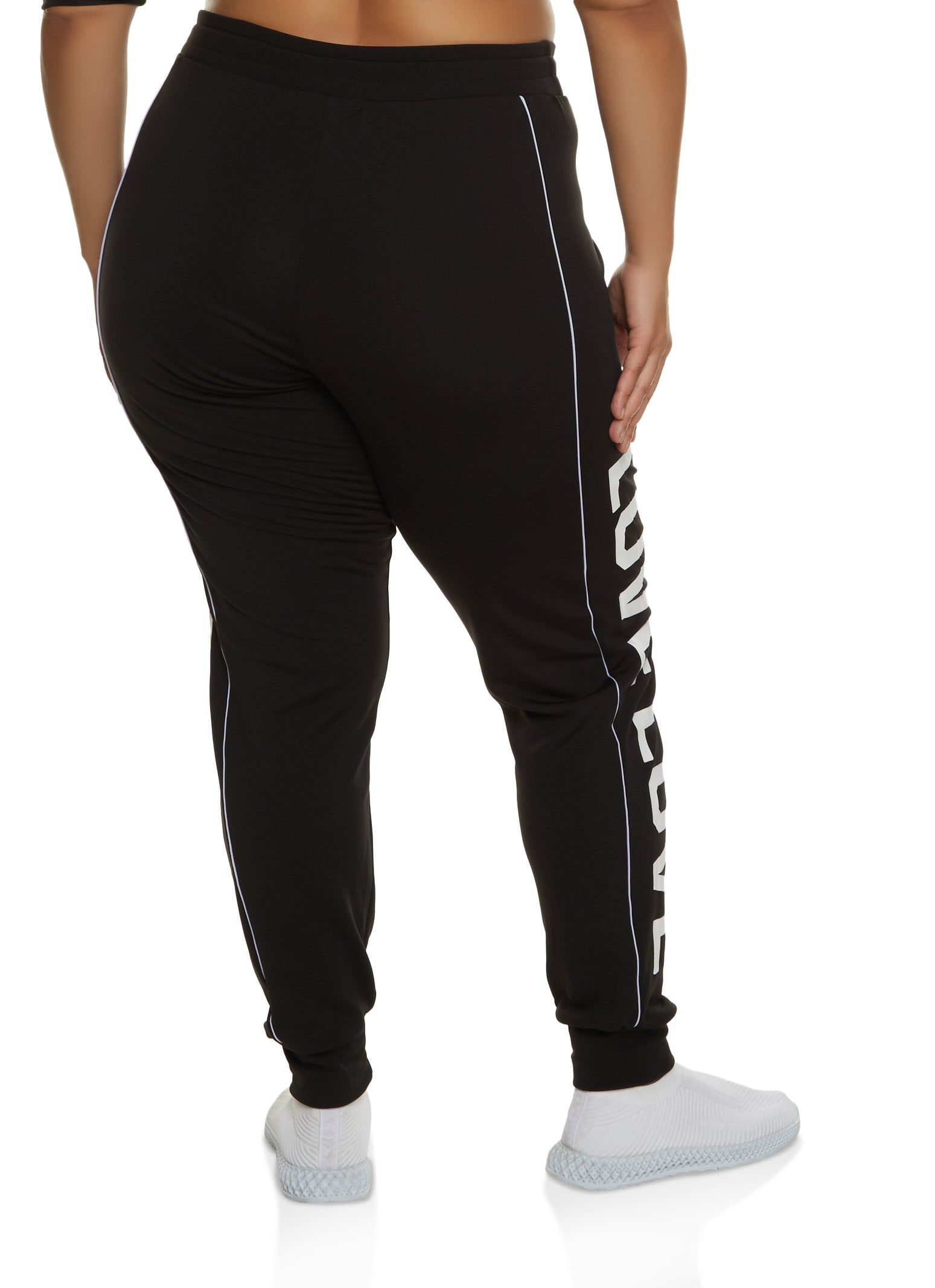 Plus Size Love Side Graphic Joggers sold by Rainbow product image thumbnail 2