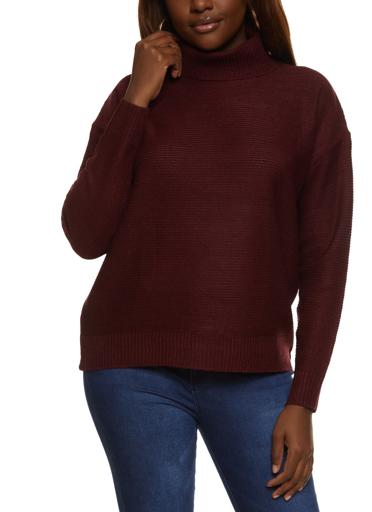 Turtleneck Pullover Sweater sold by Rainbow