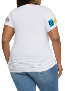 Plus Size Queen Squad Graphic Tee sold by Rainbow
