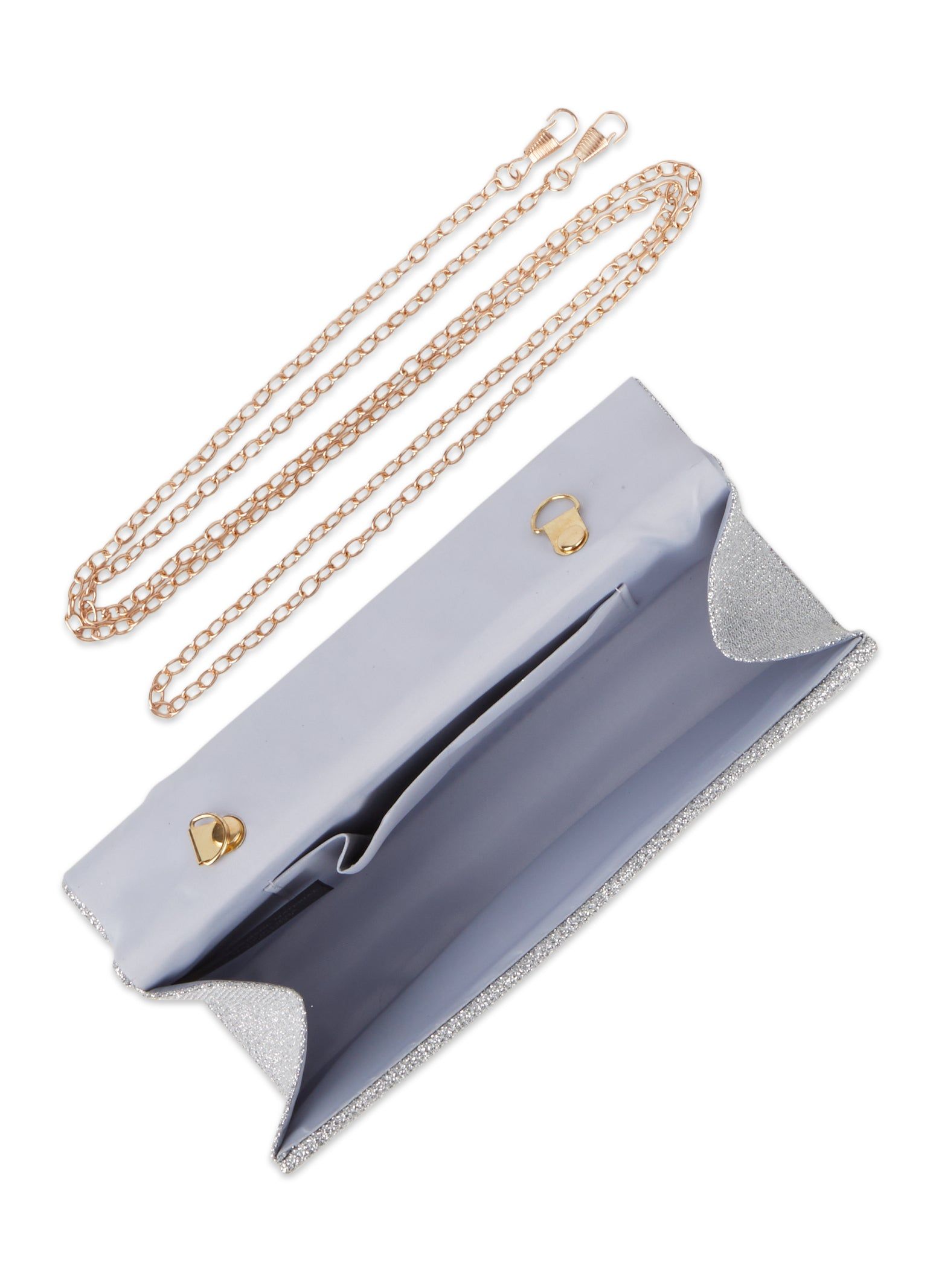 Rhinestone Studded Lurex Crossbody Clutch sold by Rainbow product image thumbnail 5