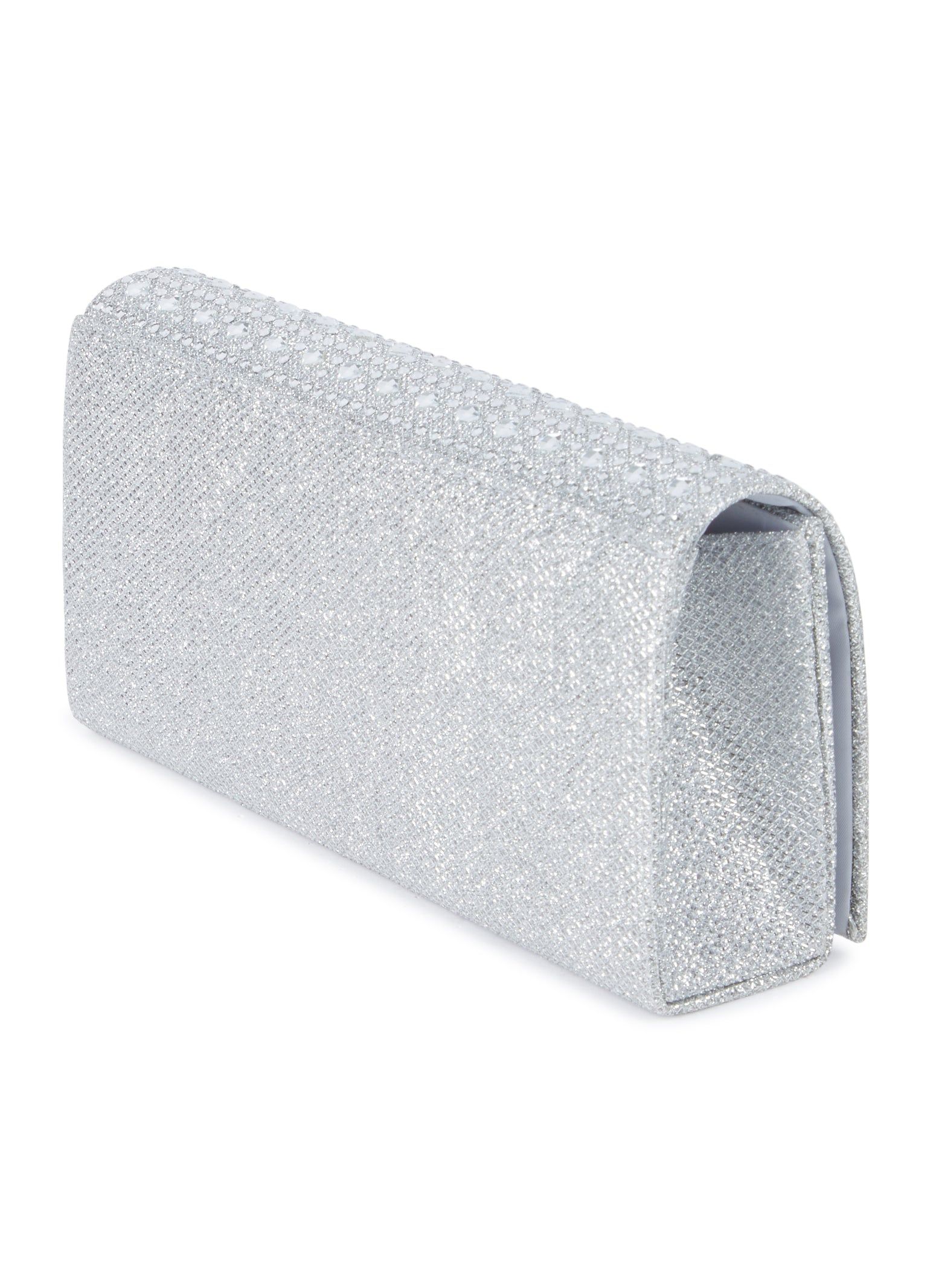 Rhinestone Studded Lurex Crossbody Clutch sold by Rainbow product image thumbnail 3