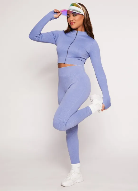 Compression Rib Seamless Leggings sold by Rainbow