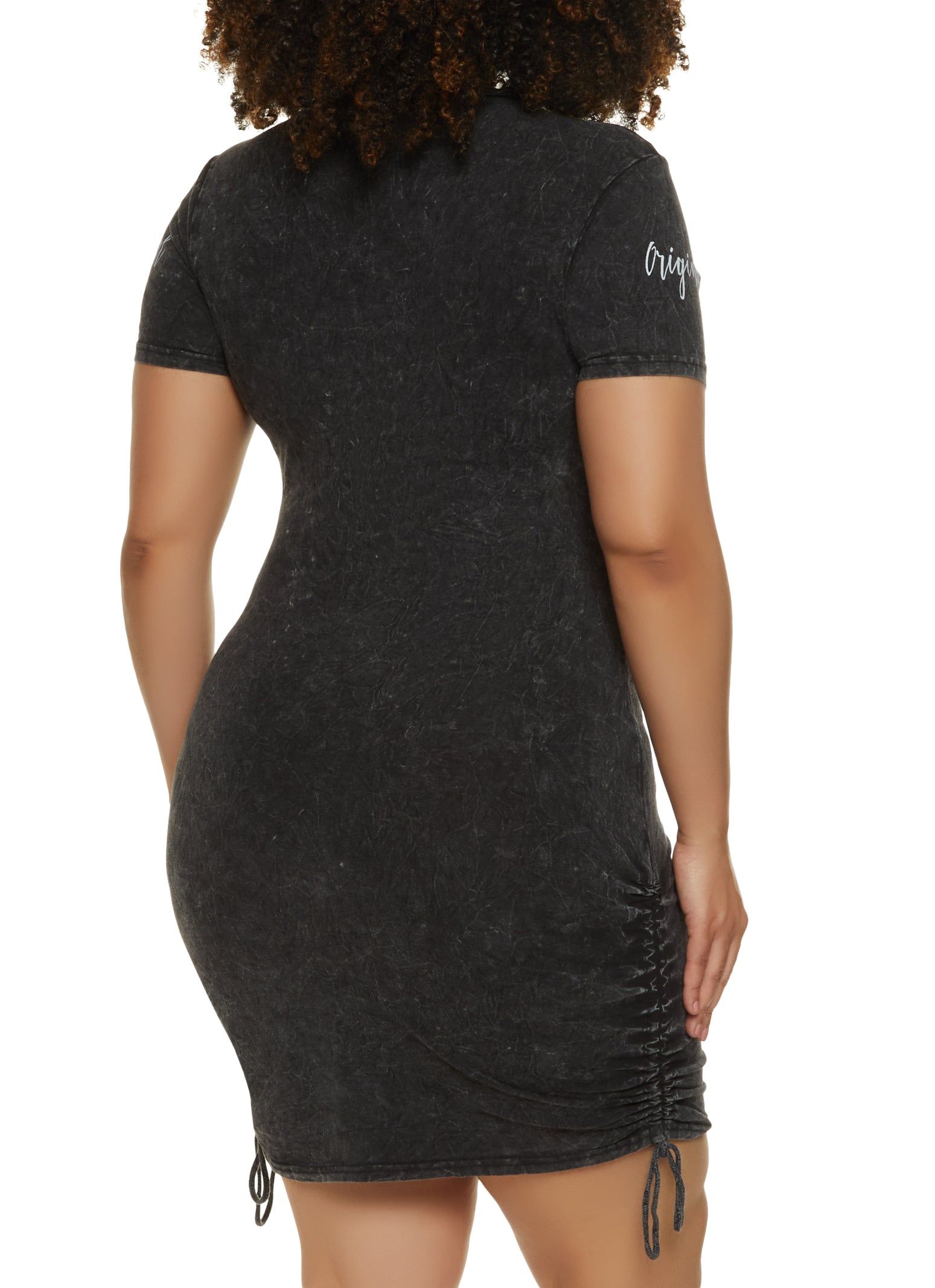 Plus Size Im Not Perfect T Shirt Dress sold by Rainbow product image thumbnail 3