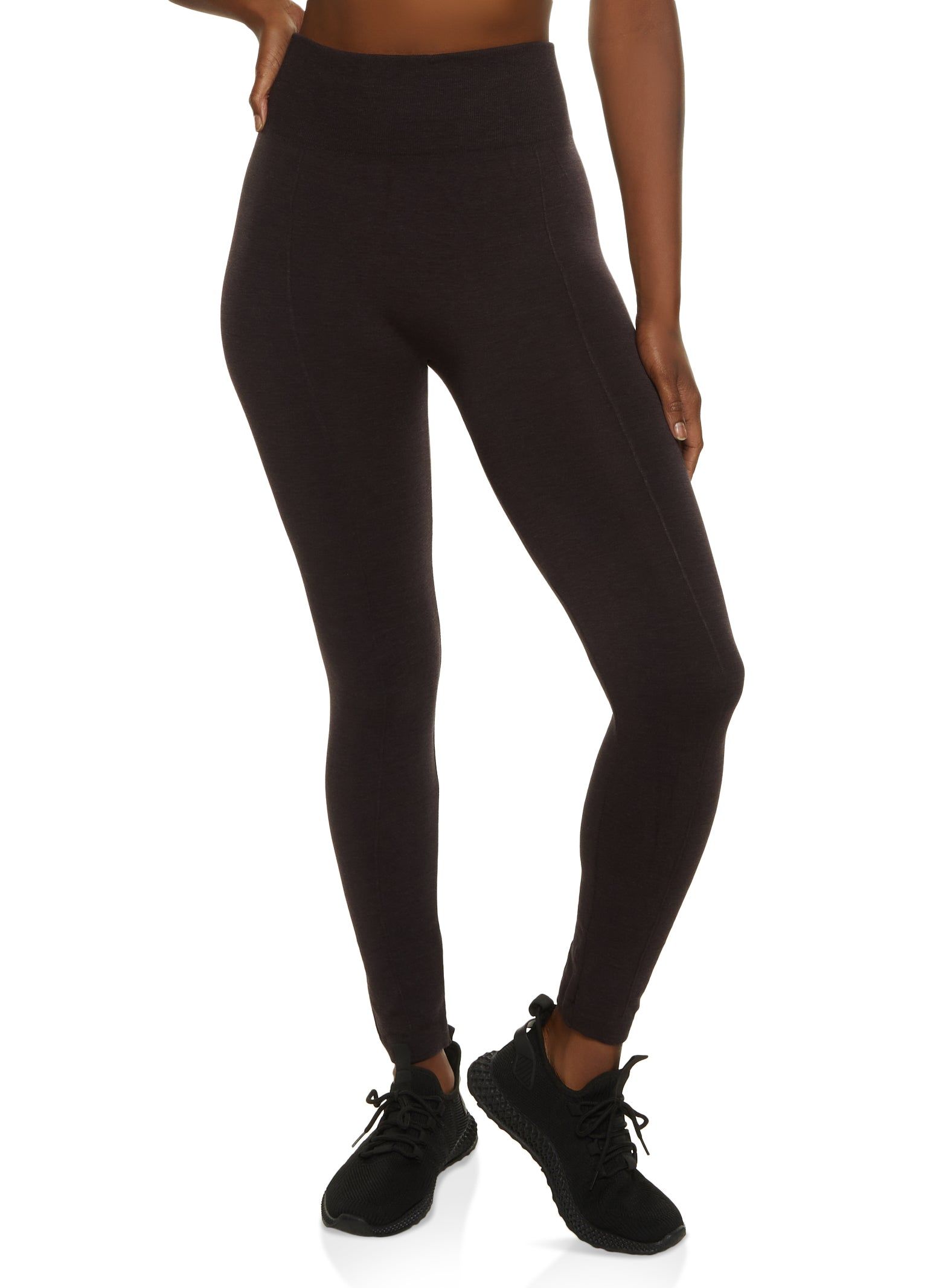 Basic Fleece High Waist Seamless Leggings sold by Rainbow