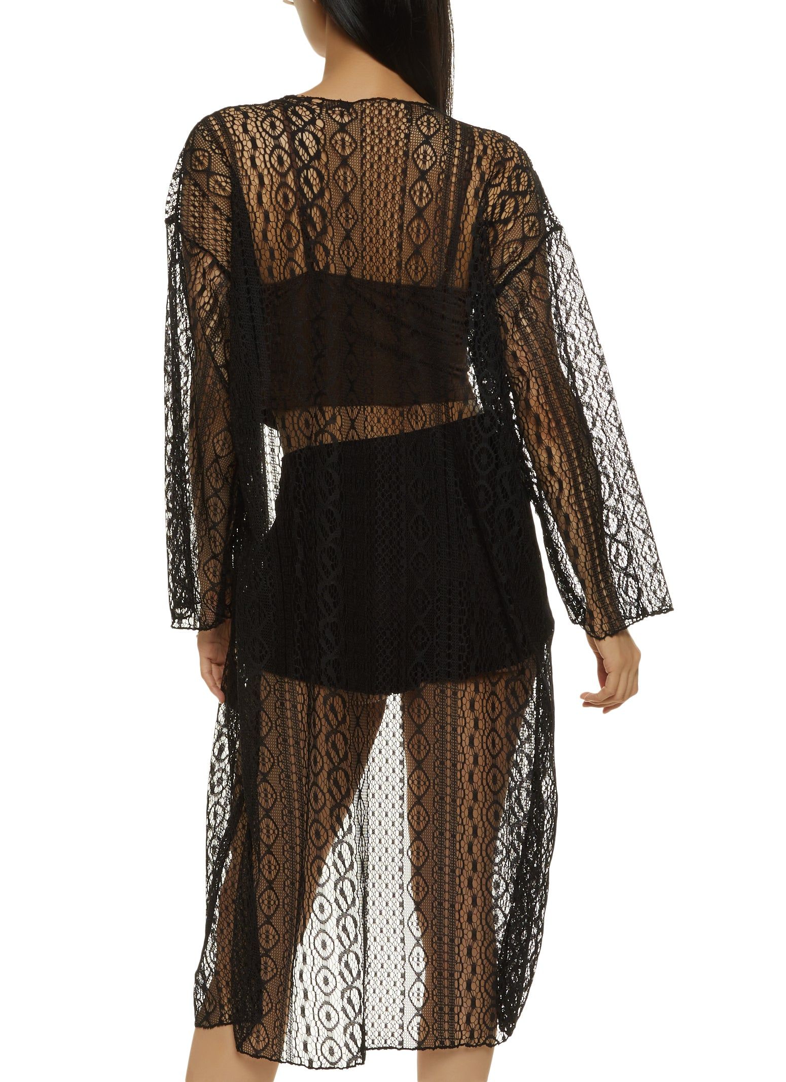 Solid Lace Kimono sold by Rainbow product image thumbnail 2
