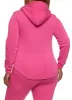 Plus Size Sherpa Lined Snap Button Hoodie sold by Rainbow