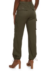 Toggle Drawstring Cuff Joggers sold by Rainbow