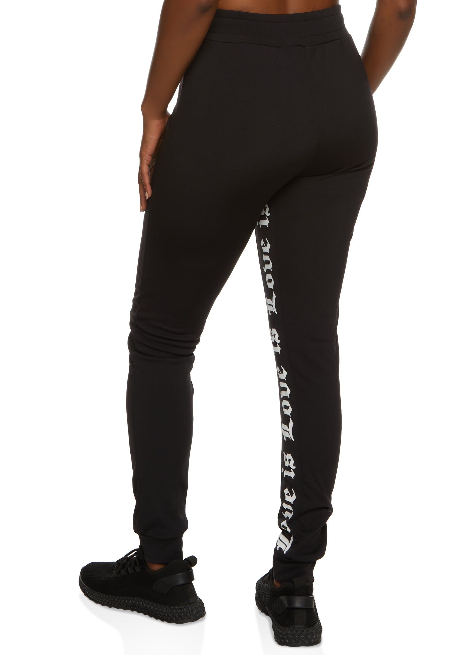 Love Is Graphic Joggers sold by Rainbow product image thumbnail 2