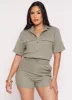 Linen Utility Romper sold by Rainbow