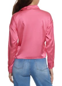 Button Front Satin Shirt sold by Rainbow