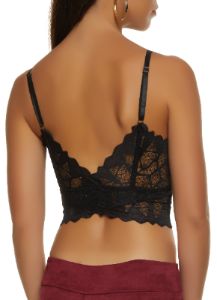 Geometric Lace Bustier Top sold by Rainbow