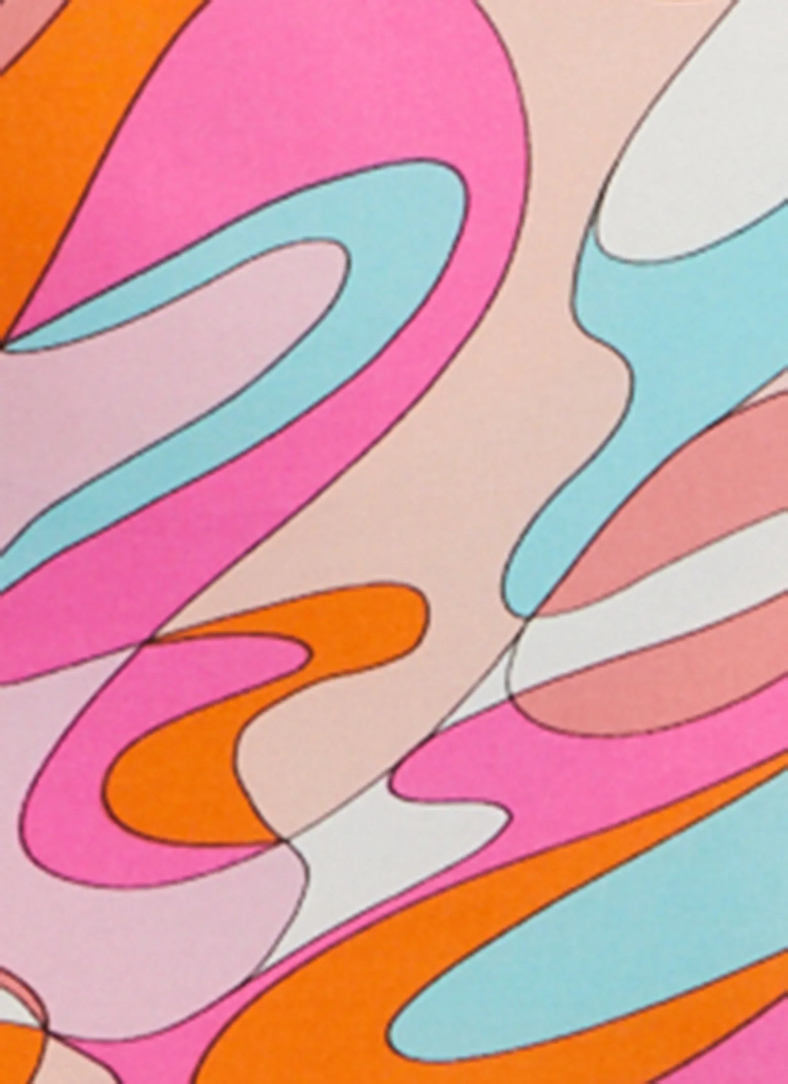 Psychedelic Print High Neck Midi Dress sold by Rainbow product image thumbnail 4