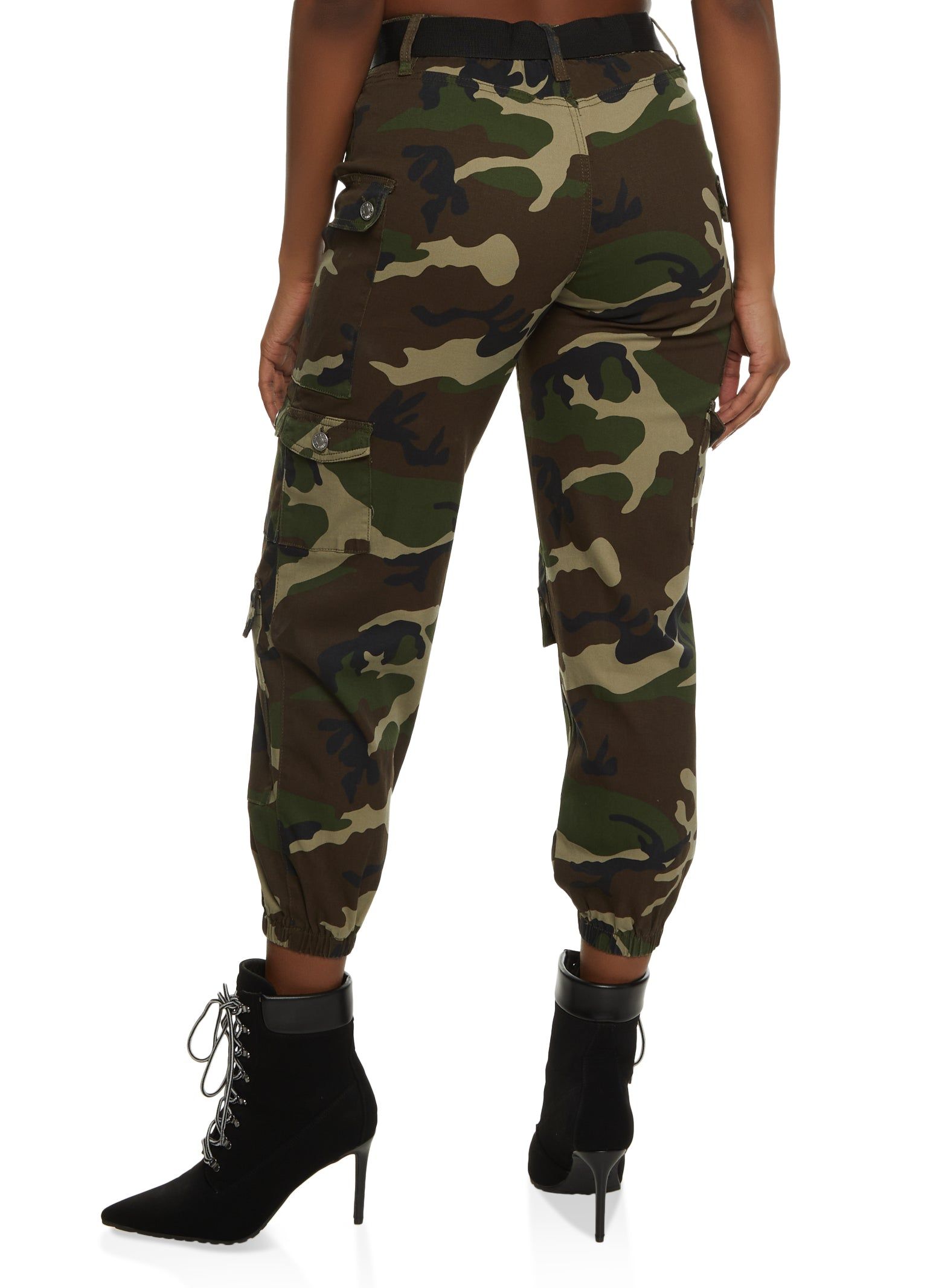 Camo Belted Cargo Joggers sold by Rainbow product image thumbnail 3