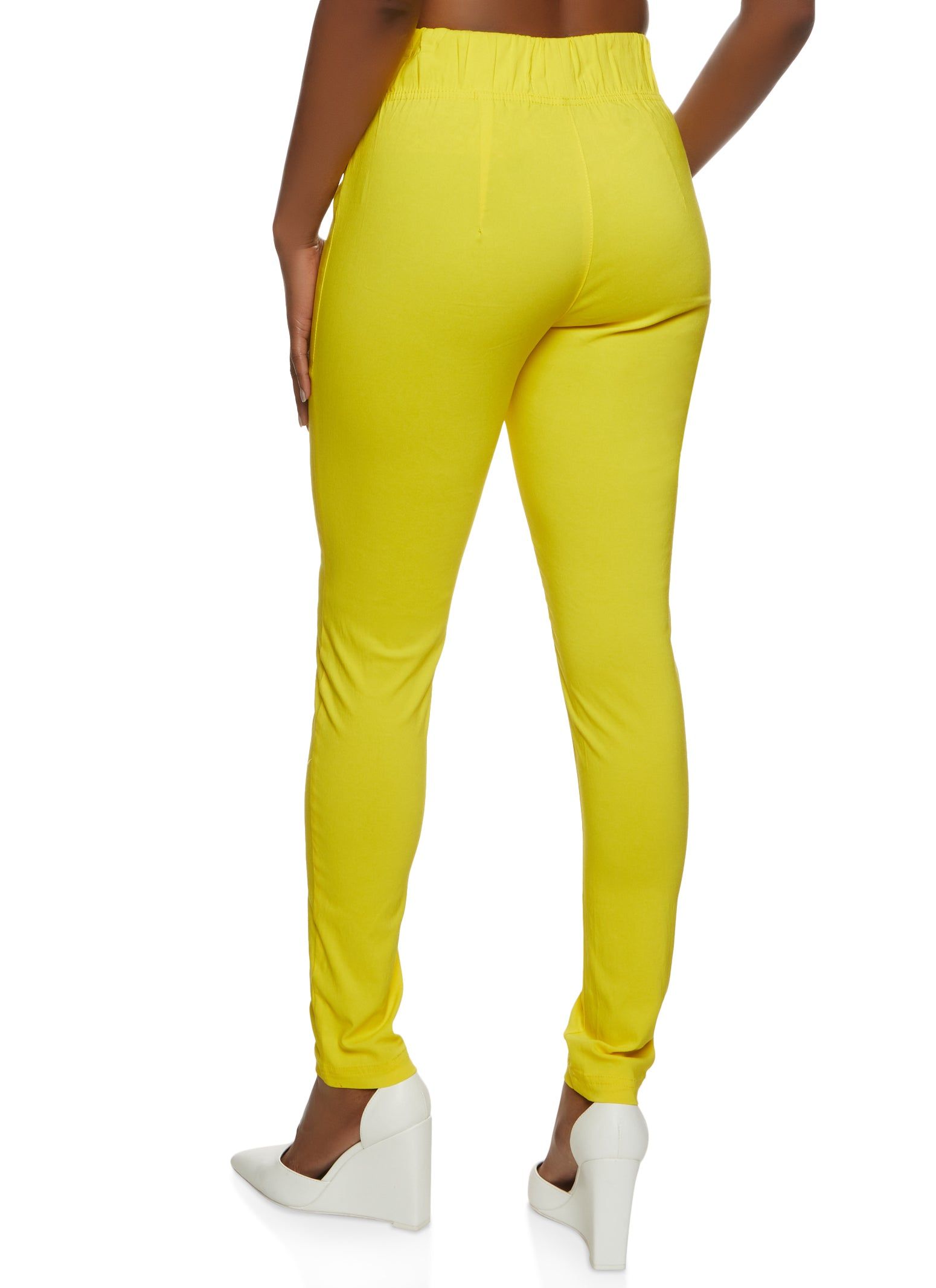 Solid High Waist Pull On Pants sold by Rainbow product image thumbnail 2