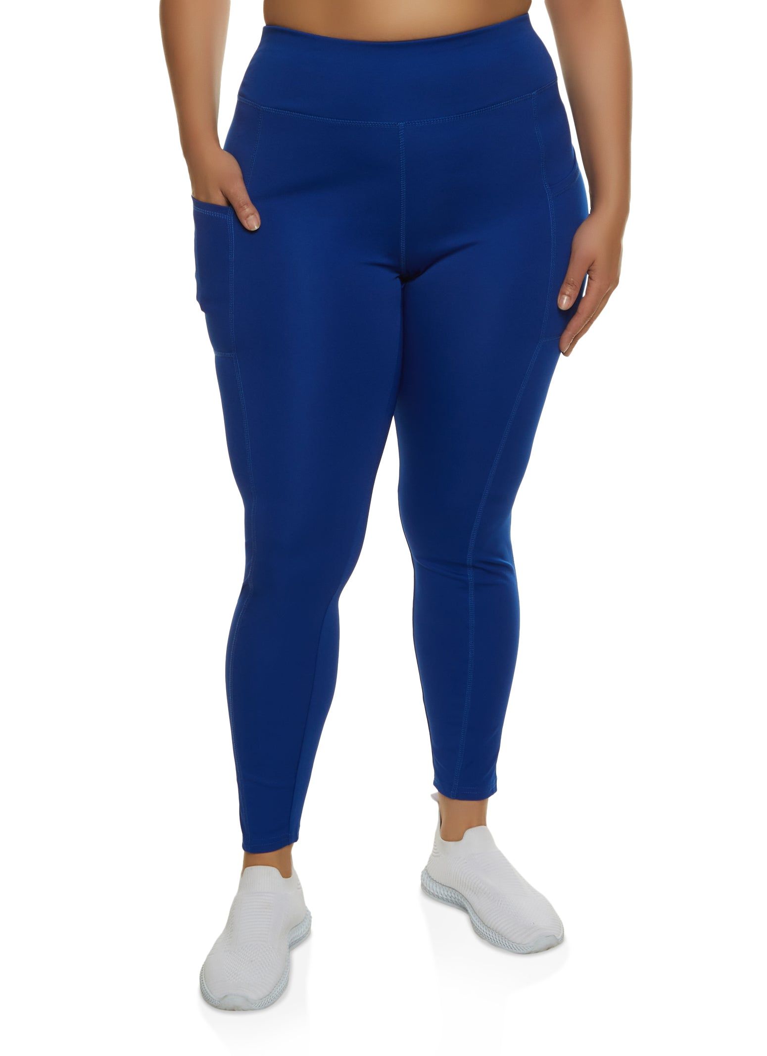 Plus Size Cell Phone Pocket Leggings sold by Rainbow