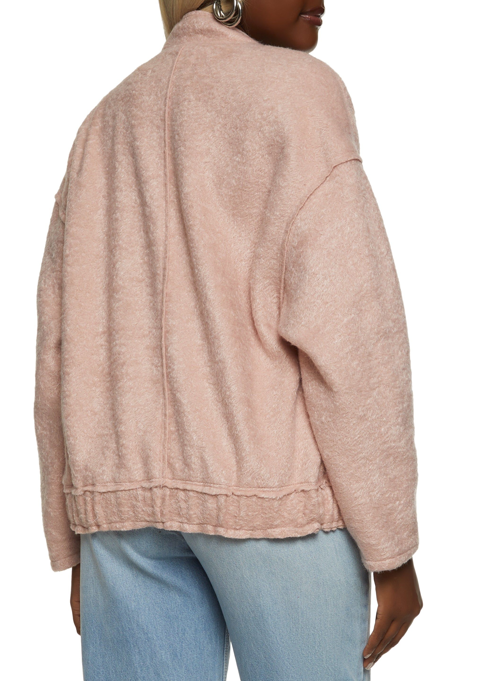 Brushed Knit Shacket sold by Rainbow product image thumbnail 3