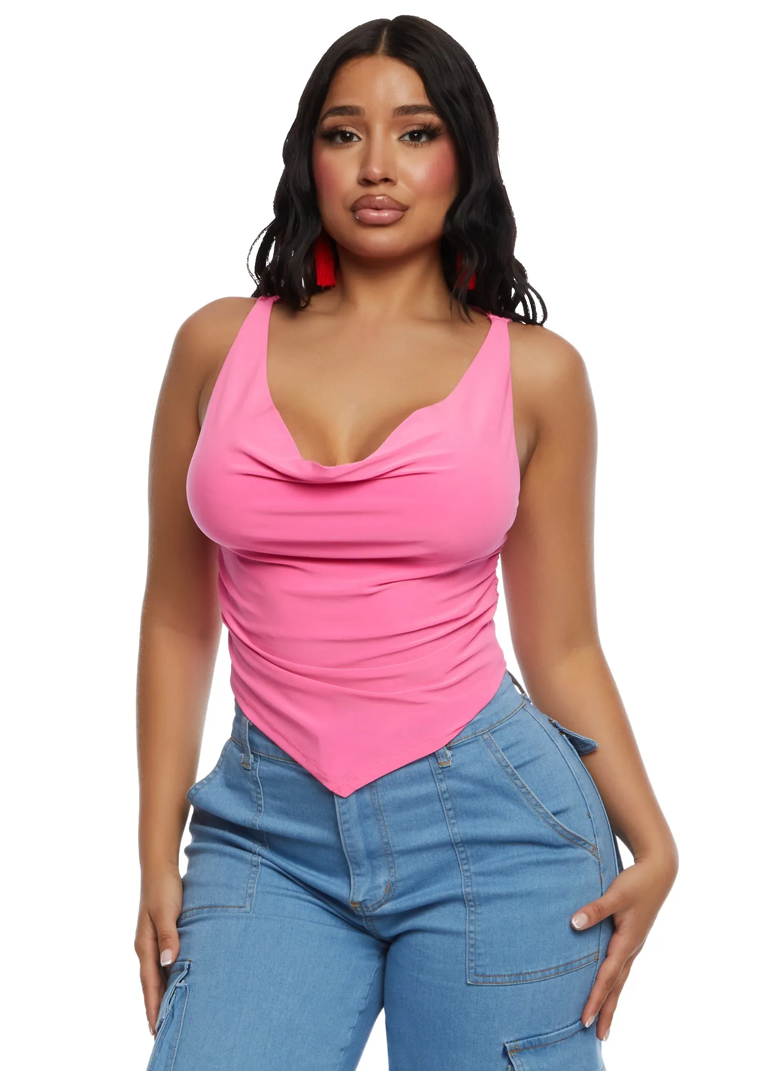 Cowl Neck Tank Top sold by Rainbow product image thumbnail 2