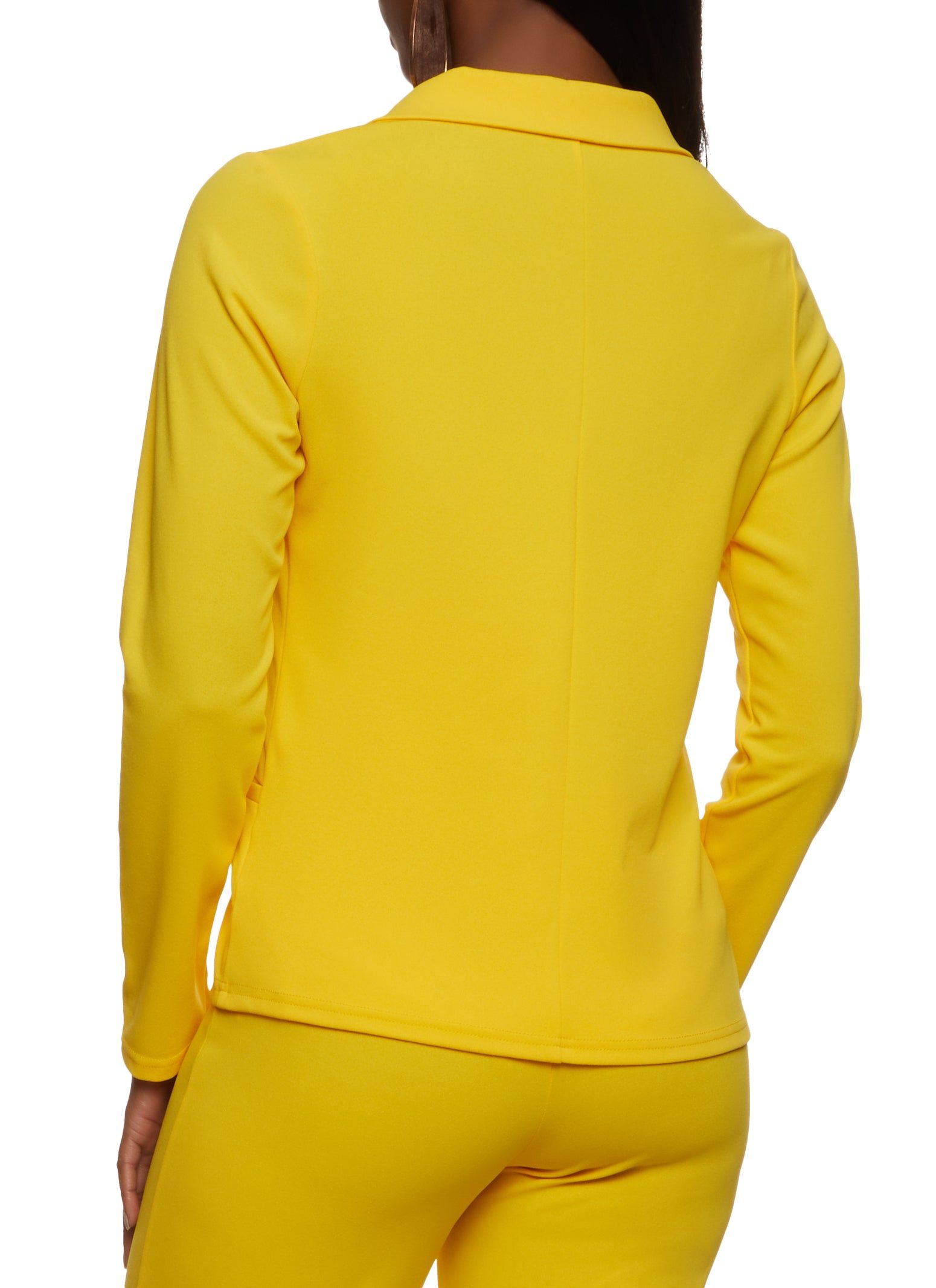 Faux Pocket Open Front Blazer sold by Rainbow product image thumbnail 3