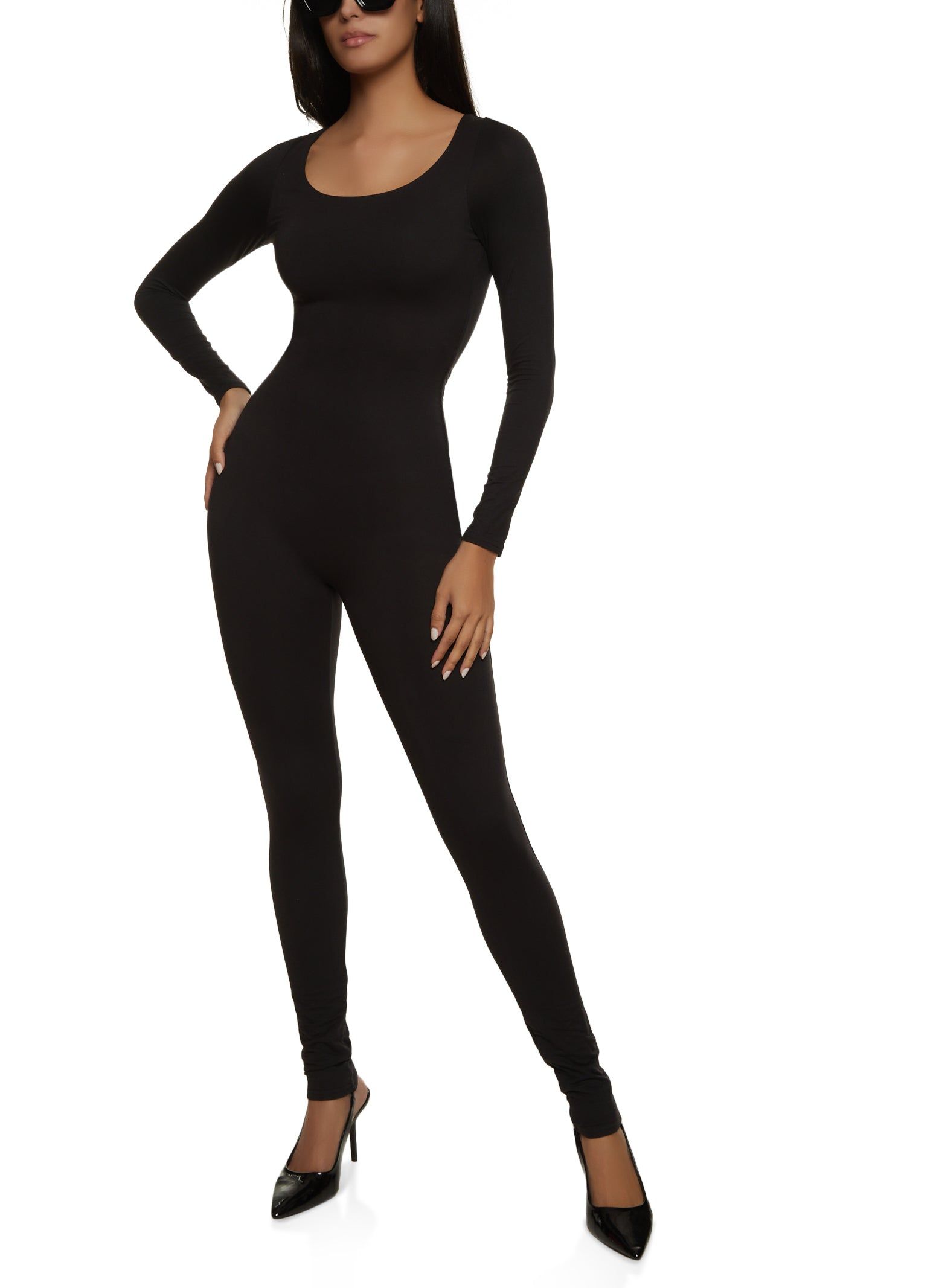 Zip Back Long Sleeve Catsuit sold by Rainbow