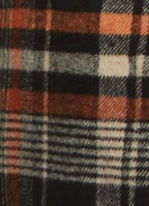 Brushed Knit Plaid Belted Coat sold by Rainbow