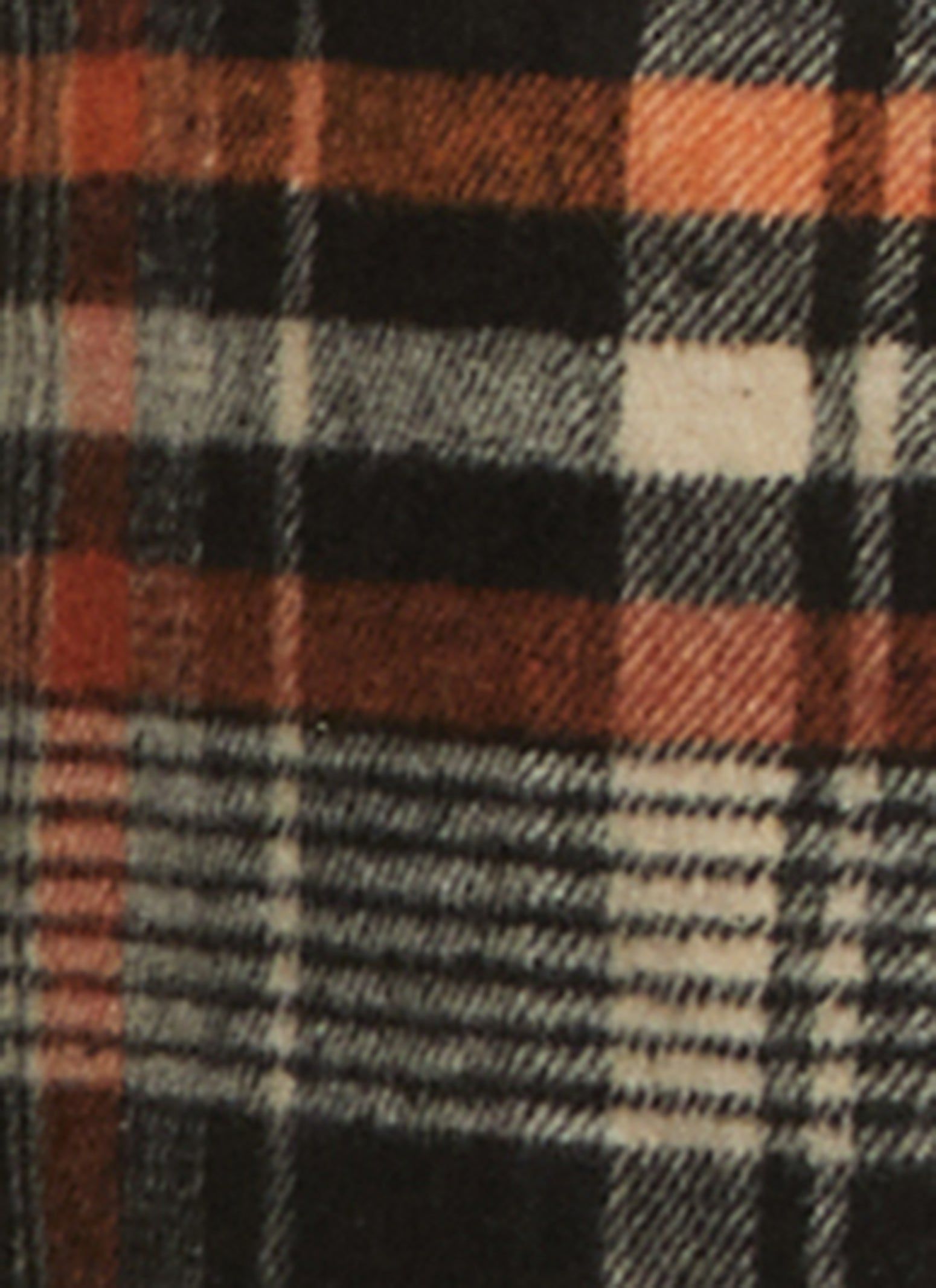 Brushed Knit Plaid Belted Longline Shacket sold by Rainbow product image thumbnail 4