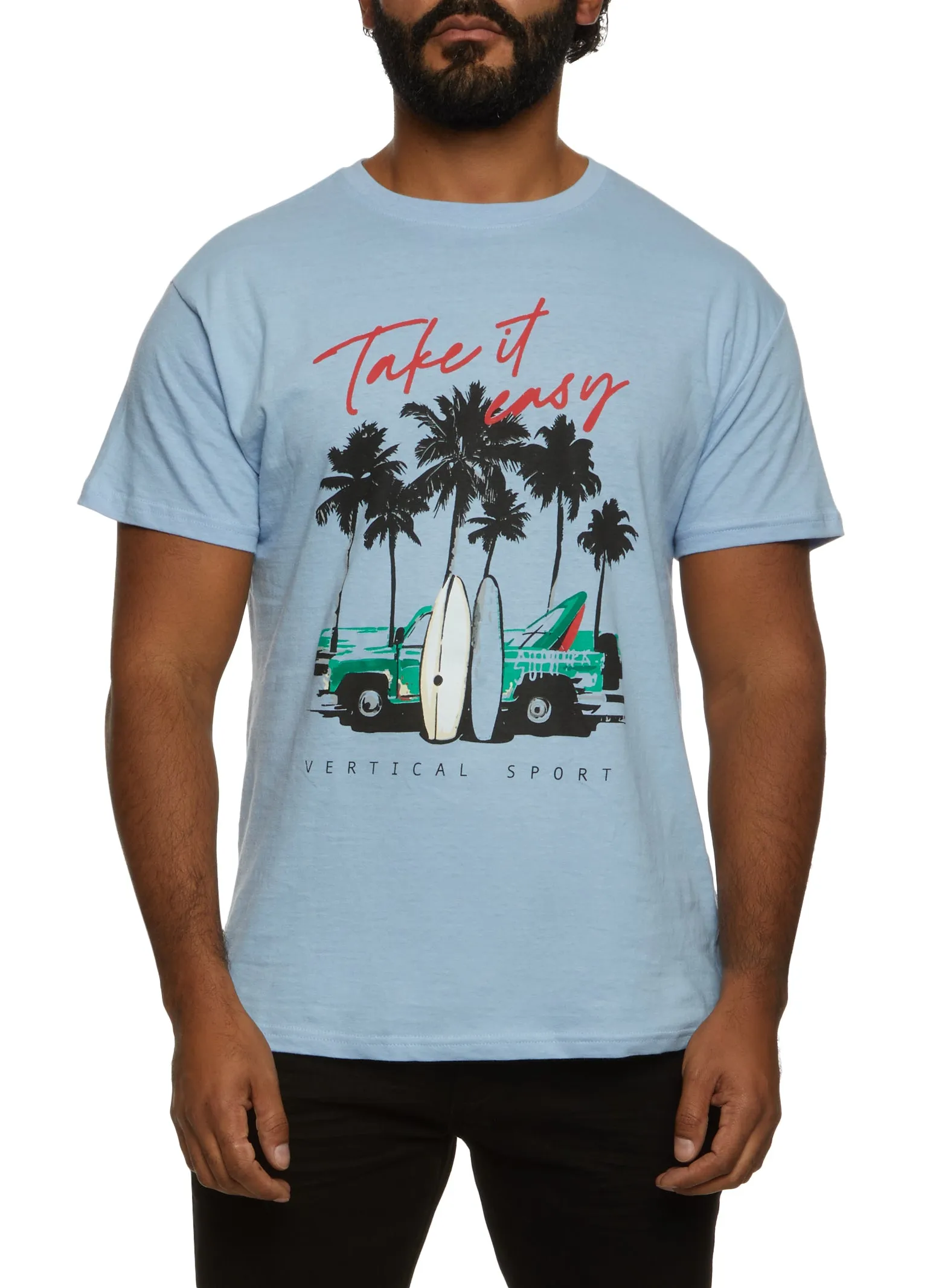Mens Take It Easy Graphic T Shirt sold by Rainbow