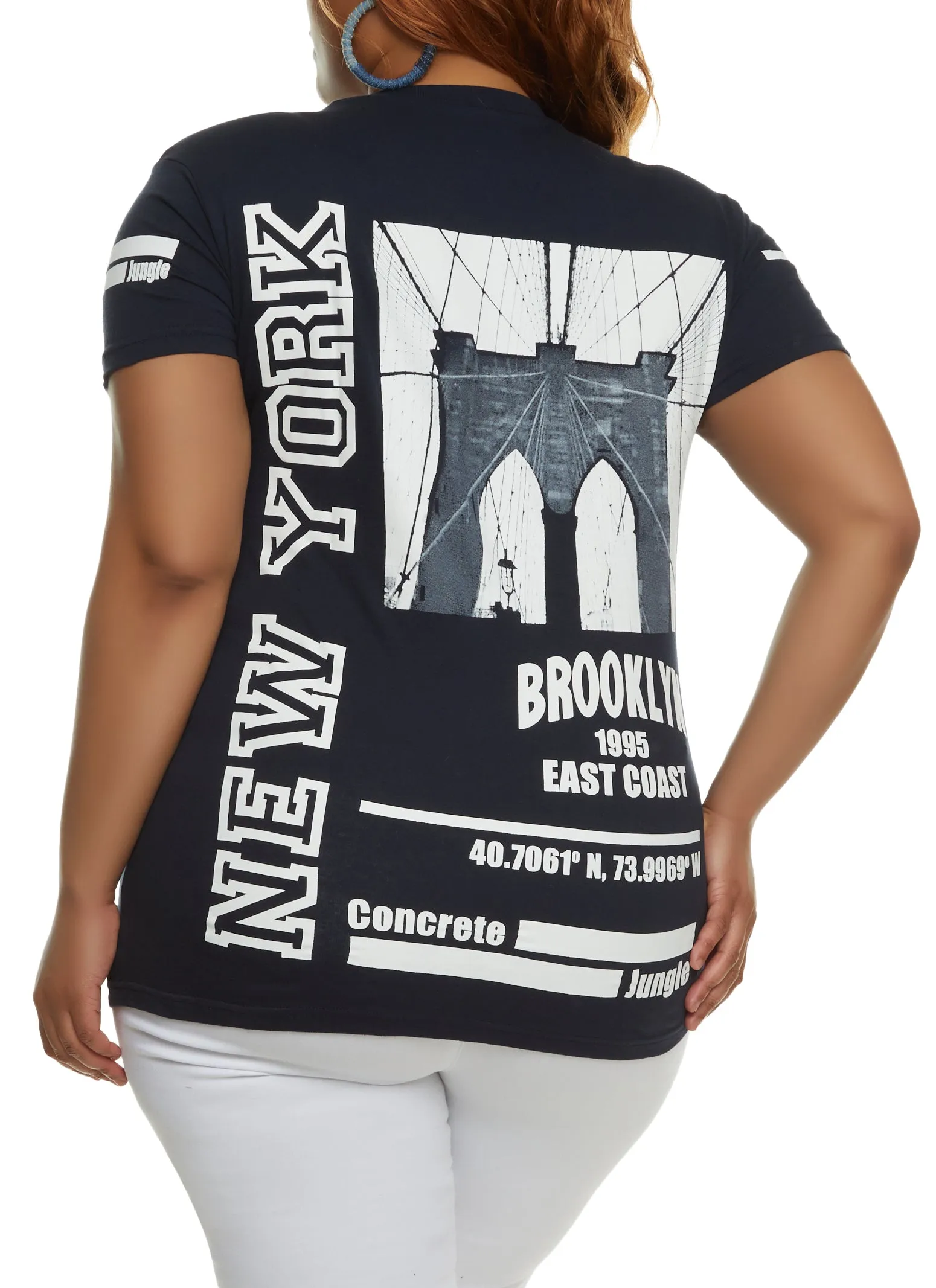 Plus Size Brooklyn New York Graphic Tee sold by Rainbow