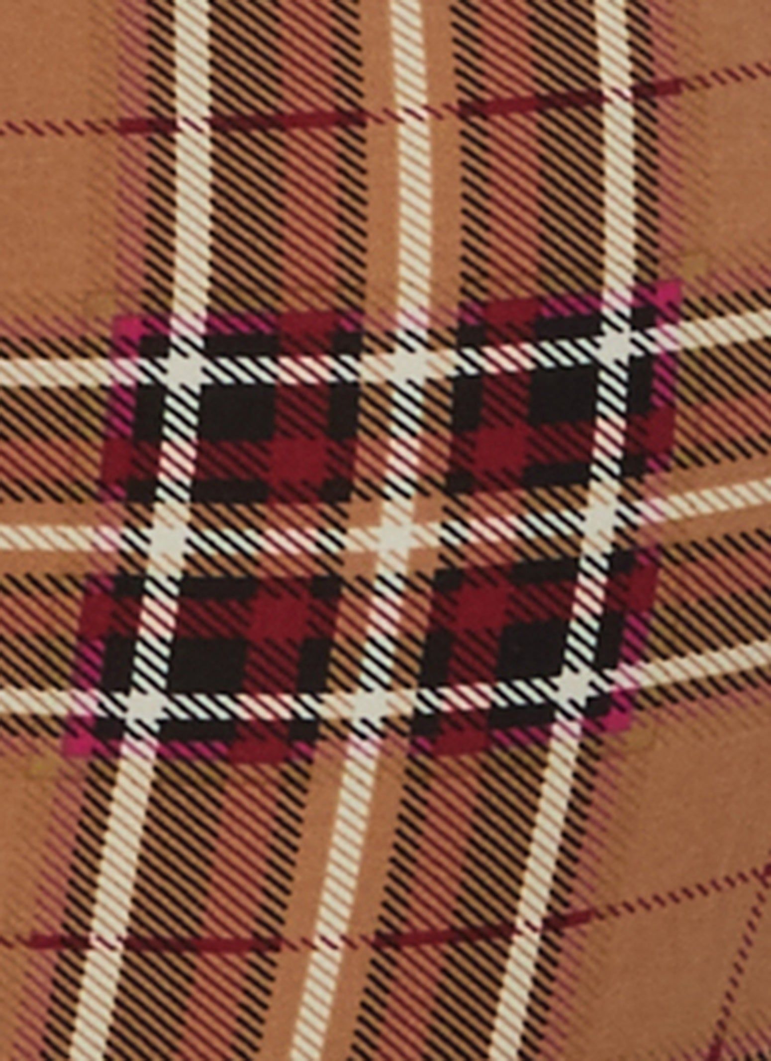 Plus Size Plaid Half Zip Shirt Dress sold by Rainbow product image thumbnail 4