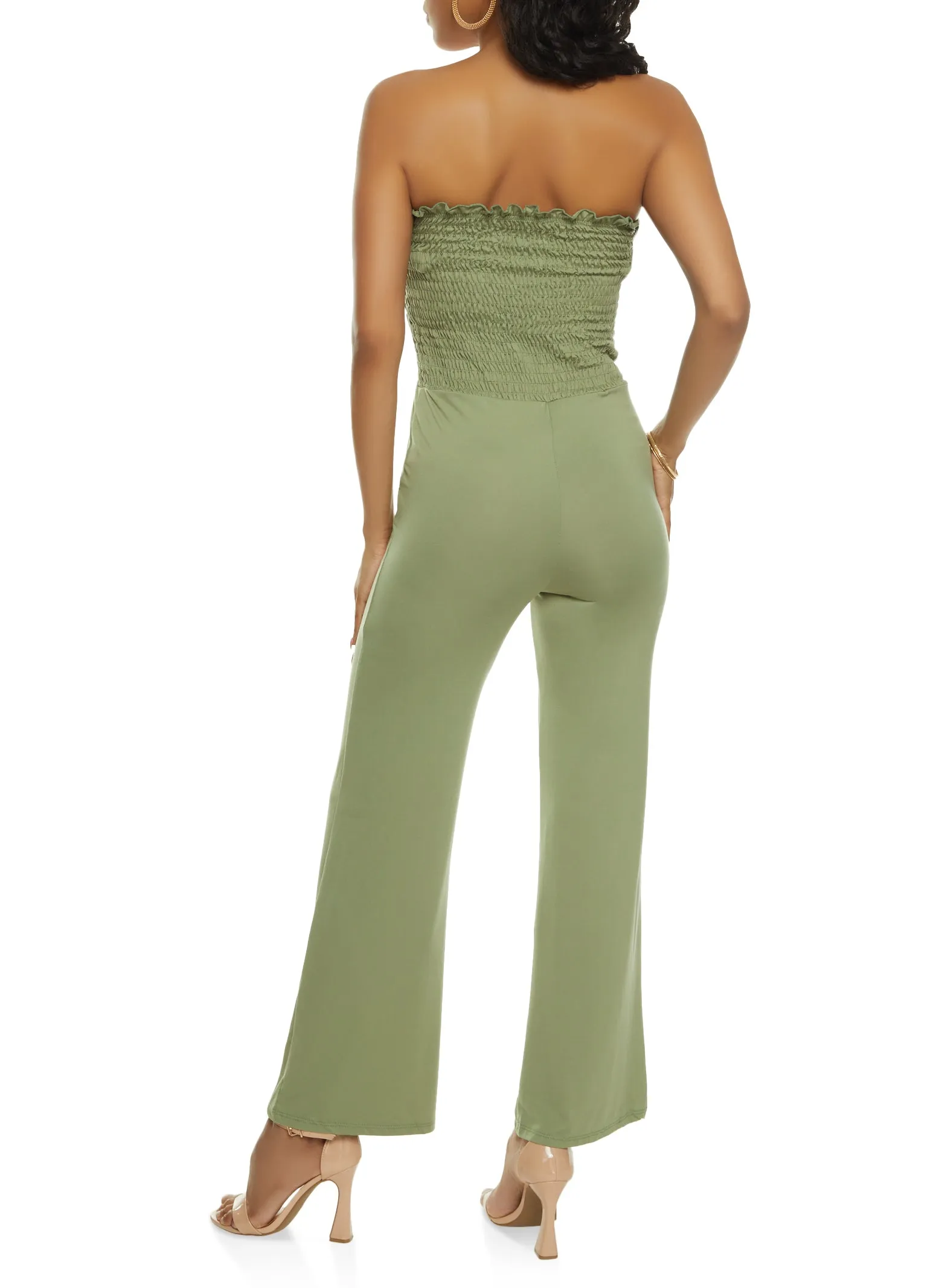 Smocked Strapless Tube Jumpsuit sold by Rainbow product image thumbnail 2