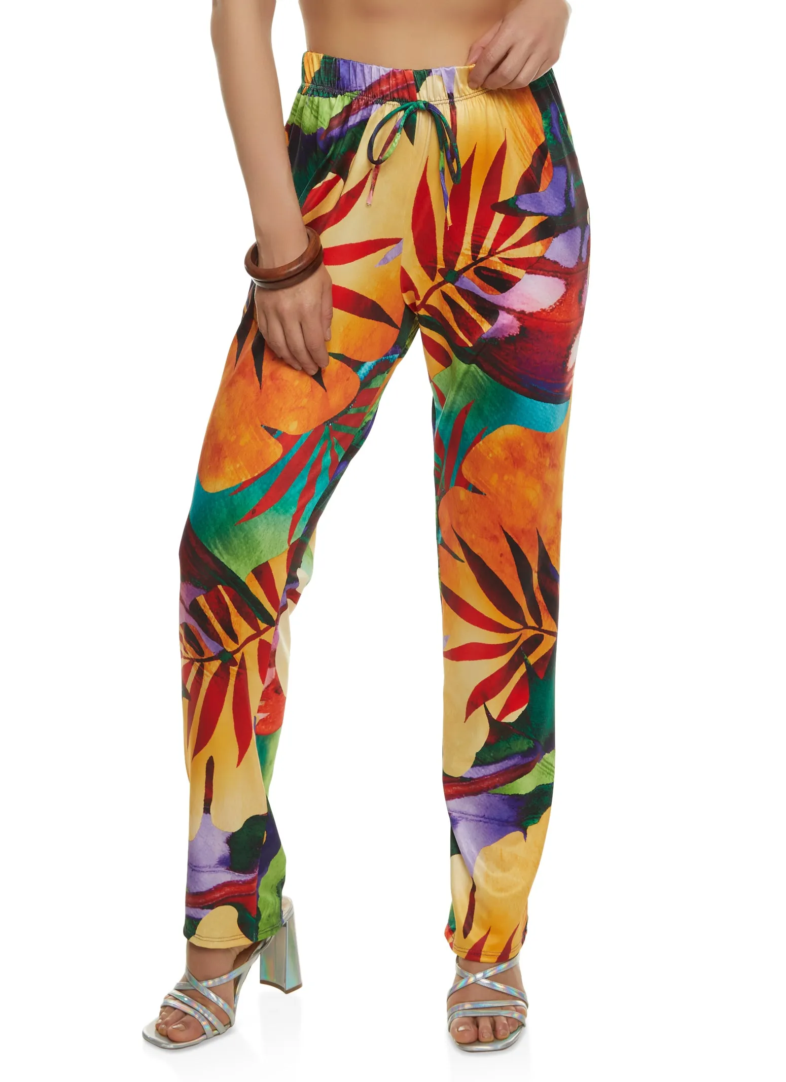 Printed High Waisted Pants sold by Rainbow