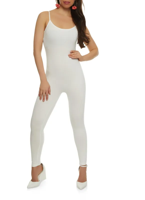Sleeveless Scoop Neck Catsuit sold by Rainbow