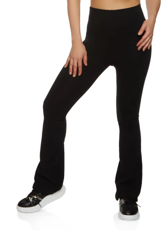 High Waist Flare Yoga Pants sold by Rainbow