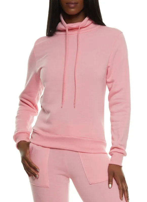 Fleece Funnel Neck Sweatshirt sold by Rainbow