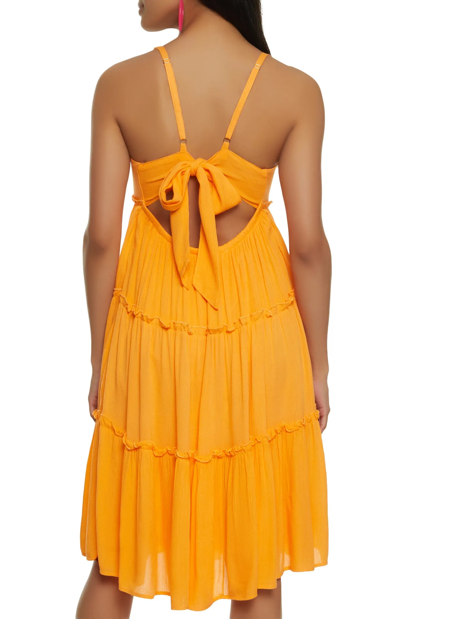 Haute Monde Tiered Cami Midi Dress sold by Rainbow product image thumbnail 3