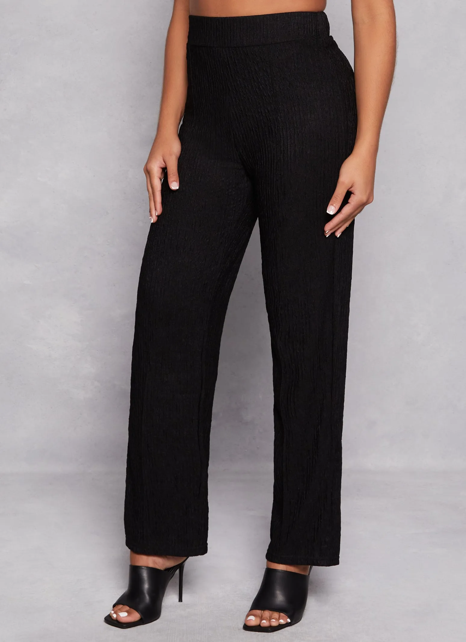 Textured Knit High Waisted Pants sold by Rainbow product image thumbnail 2