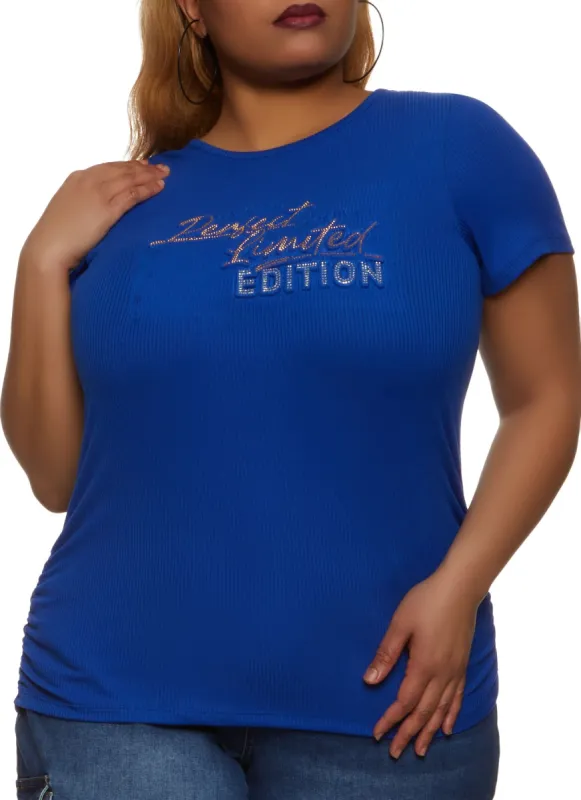 Plus Size Im Not Perfect But Im Limited Edition Top sold by Rainbow