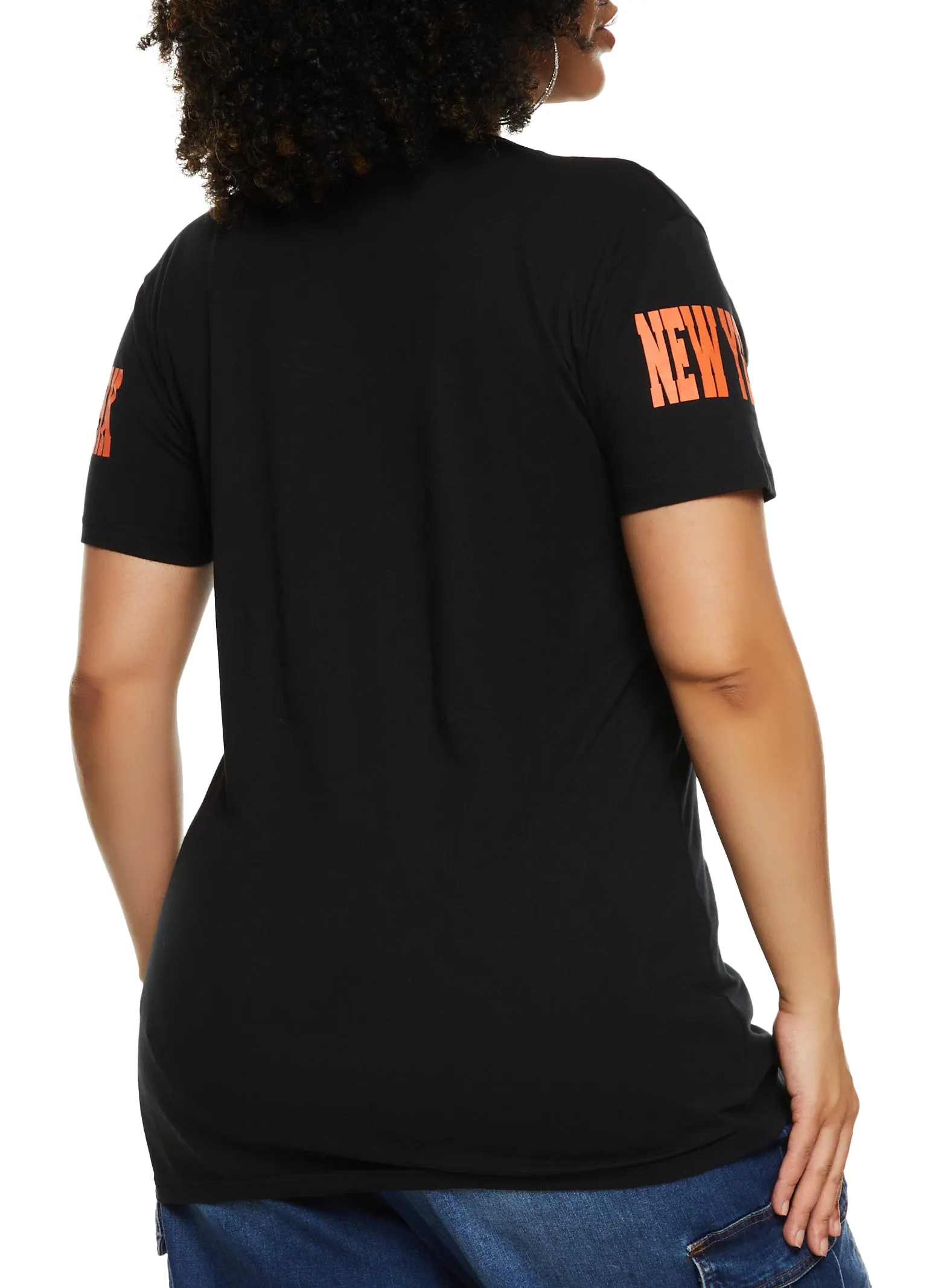 Plus Size New York Notch Neck Tee sold by Rainbow product image thumbnail 3
