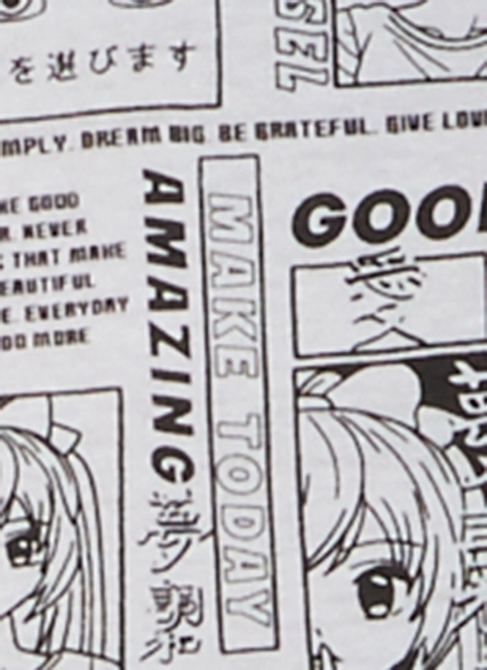 Plus Size Newspaper Graphic T Shirt sold by Rainbow product image thumbnail 3