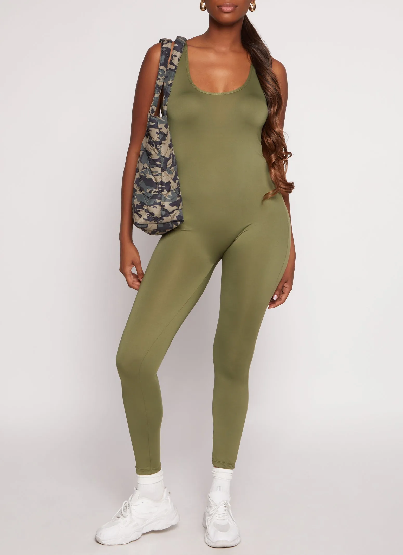 Basic Scoop Neck Tank Jumpsuit sold by Rainbow product image thumbnail 2