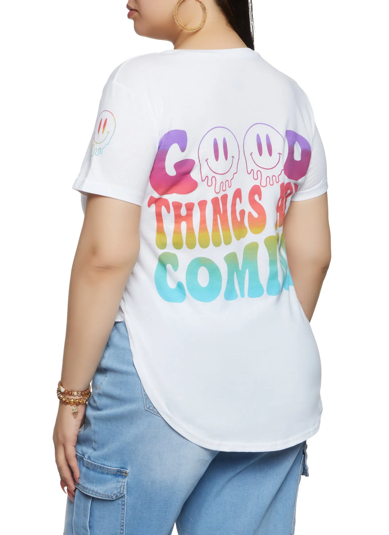Plus Size Good Times Are Coming Tee sold by Rainbow product image thumbnail 2