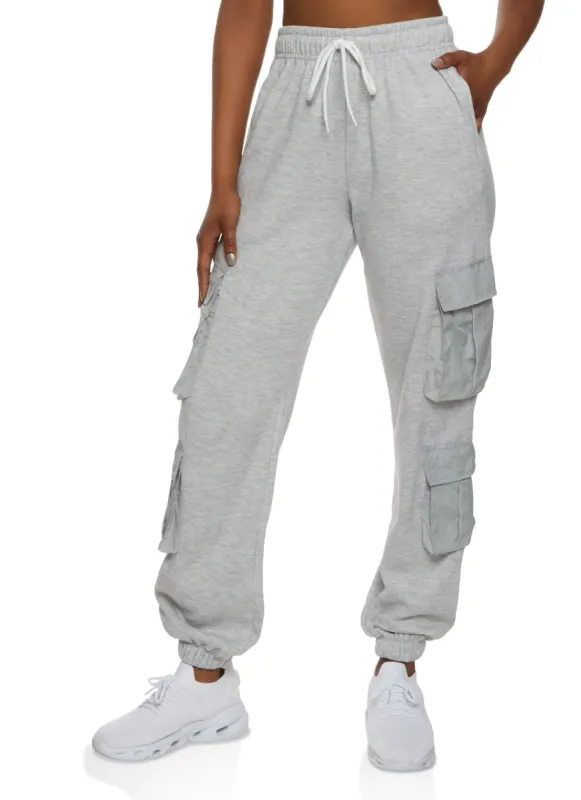 Multi Cargo Pocket Sweatpants sold by Rainbow