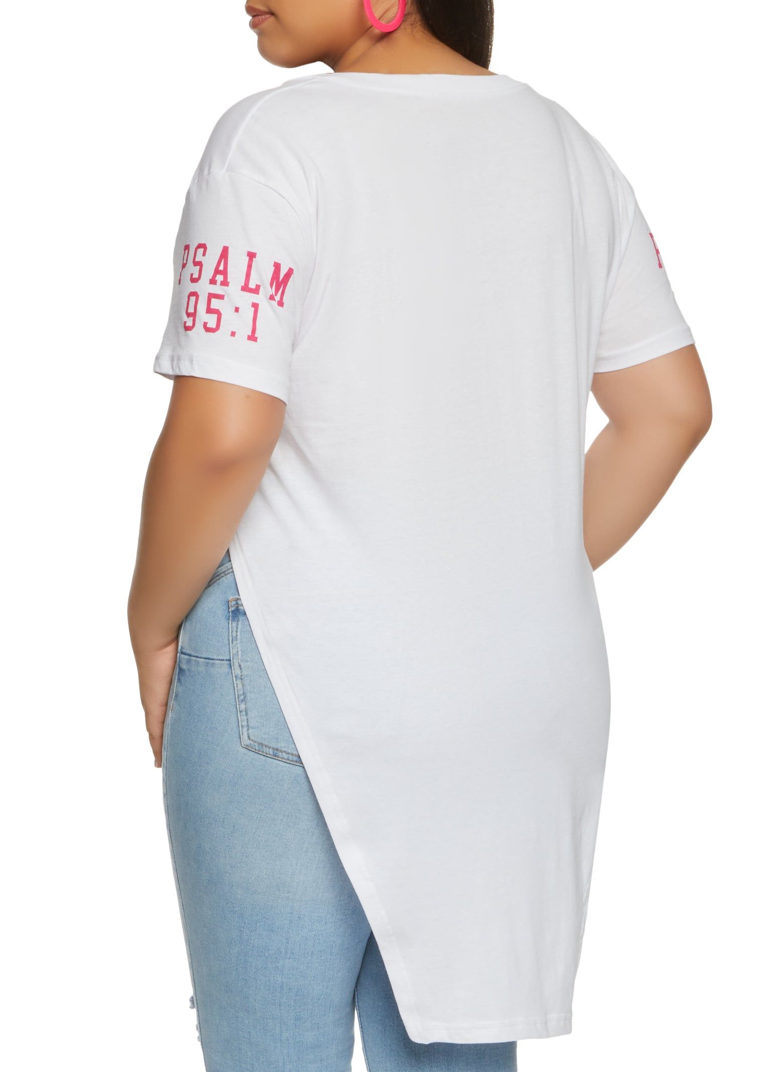 Plus Size Made to Worship Hanky Hem Graphic Tee sold by Rainbow product image thumbnail 2