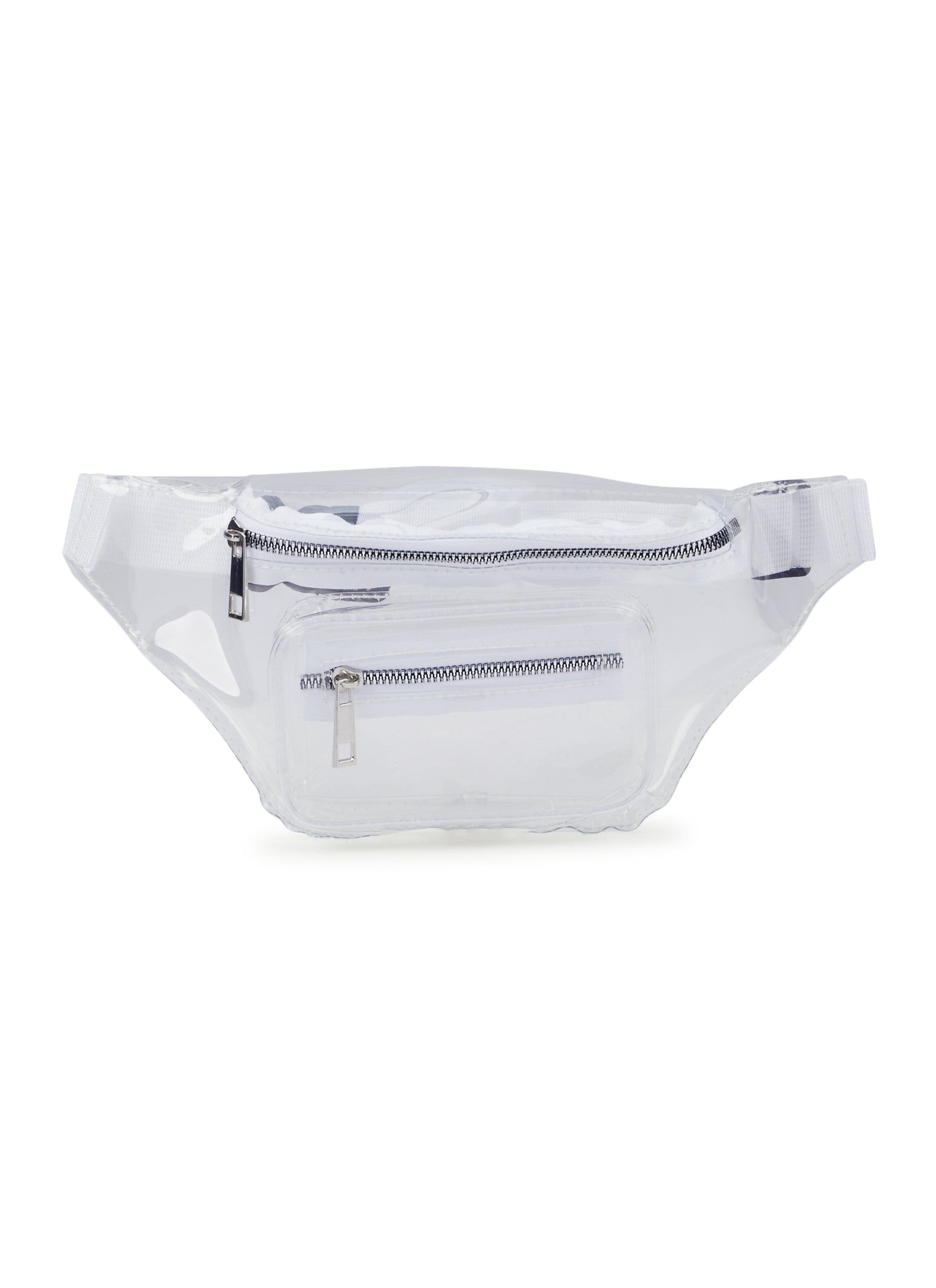 Clear Double Zip Fanny Pack sold by Rainbow product image thumbnail 2
